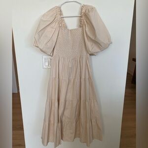 Zoco Exclusive Scout Puff-Sleeve Smocked Dress - Medium